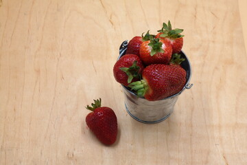 strawberries in a bowl