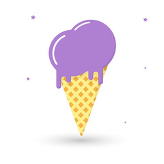 Ice Cream icon, graphic design template, vector illustration