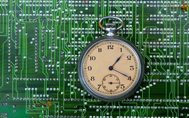 electronic and clock