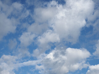 blue sky with clouds background