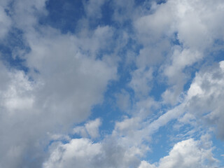 Obraz premium blue sky with clouds background