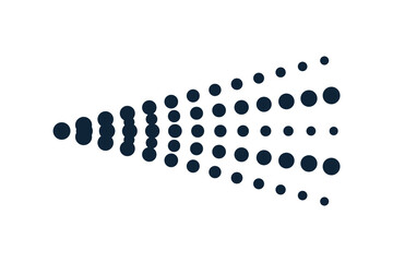 Spray icons set. Fluid, air spray symbol