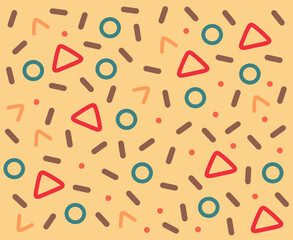 Abstract patterns for fashion design, branding, web images, packaging, decor, geometric forme collection, vector