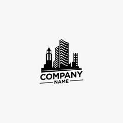 Real estate logo design. House and building logo design.