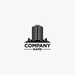Obraz premium Real estate logo design. House and building logo design.