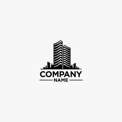 Real estate logo design. House and building logo design.