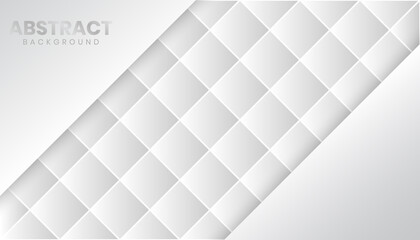 Geometric White Abstract Background
