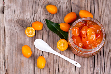 Fresh kumquat and kumquat jam