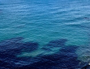 summer blue of the warm Adriatic sea