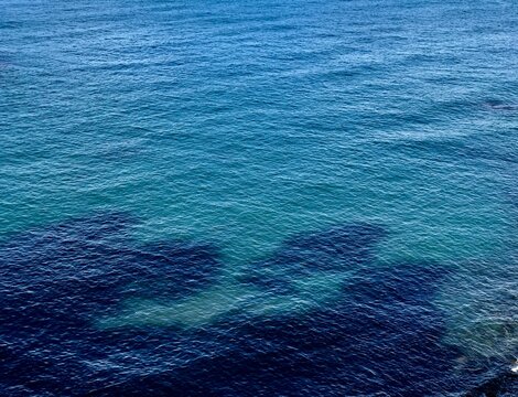summer blue of the warm Adriatic sea
