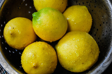 Fototapeta na wymiar Fresh Lemons