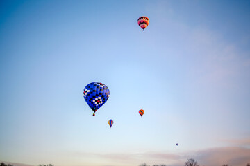 Winter Hot Air Balloons 