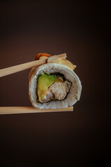 sushi on a plate