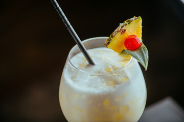 cocktail with ice