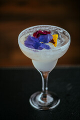 ice cream in glass