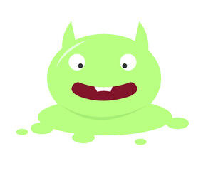 緑色のキモイモンスター