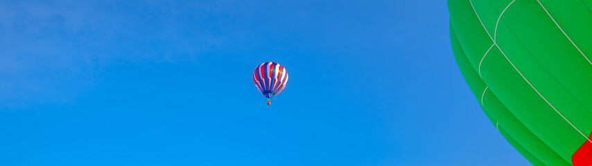 Fototapeta premium Winter Hot Air Balloons 