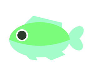 おさかなさん(緑)