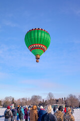 Winter Hot Air Balloons 