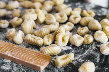 homemade potato gnocchis