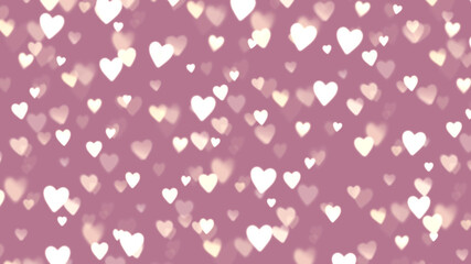 sweet pink hearts love background