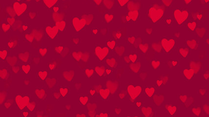 red hearts sweeet love seamless background