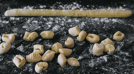 homemade potato gnocchis