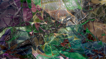 Abstract digital painting of metal material texture illustration background