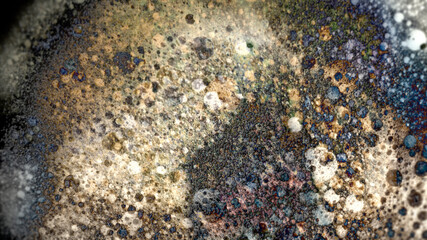 Abstract digital painting geologic metal rust texture illustration background