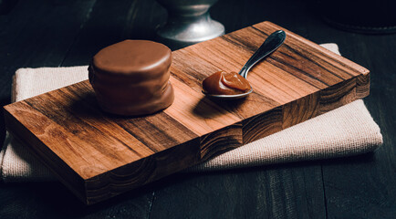 traditional sweet argentinian chocolate biscuit