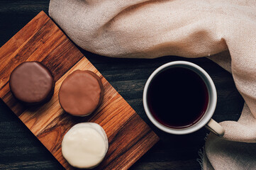 traditional sweet argentinian chocolate biscuit