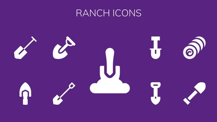 ranch icon set