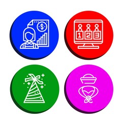 employee icon set