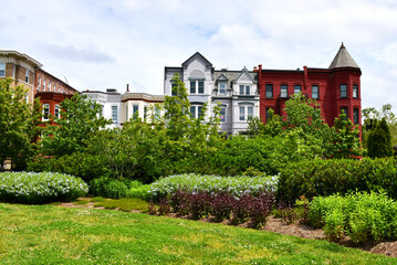 Townhomes on Washington, DC, USA