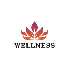 Wellness Logo Vector Symbol Beauty