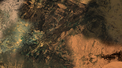 Abstract digital painting, textured background