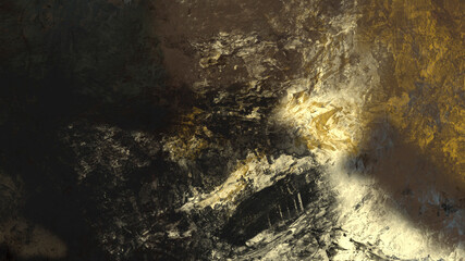 Abstract digital painting, textured background