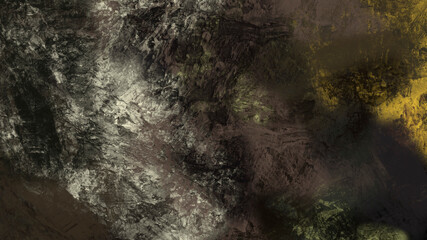 Abstract digital painting, textured background