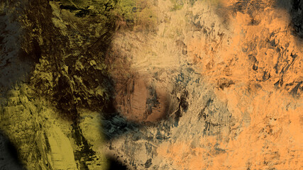 Abstract digital painting, textured background