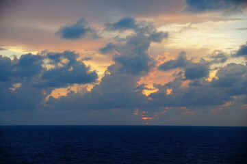 Sunset on the Caribbean Sea 