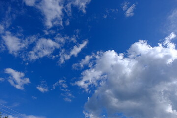 blue sky with clouds