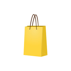 yellow shopping bag