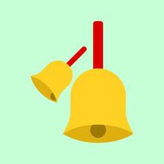 vector illustration of a bell
