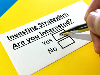 Questionnaire about stock investment