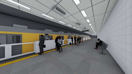 屋内プール コース有り 人なし イラスト33 Wall Mural Hiro Studio 屋内プール コース有り 人なし イラスト33 Wall Mural Hiro Studio