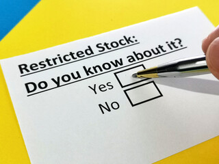 Questionnaire about stock investment