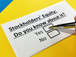 Questionnaire about stock investment