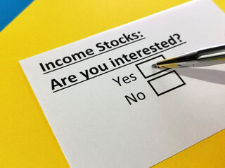 Questionnaire about stock investment