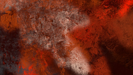 Abstract digital painting of geologic mountain illustration background