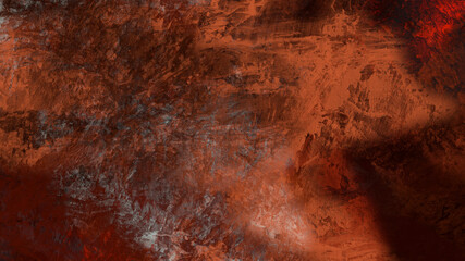 Abstract digital painting of geologic mountain illustration background